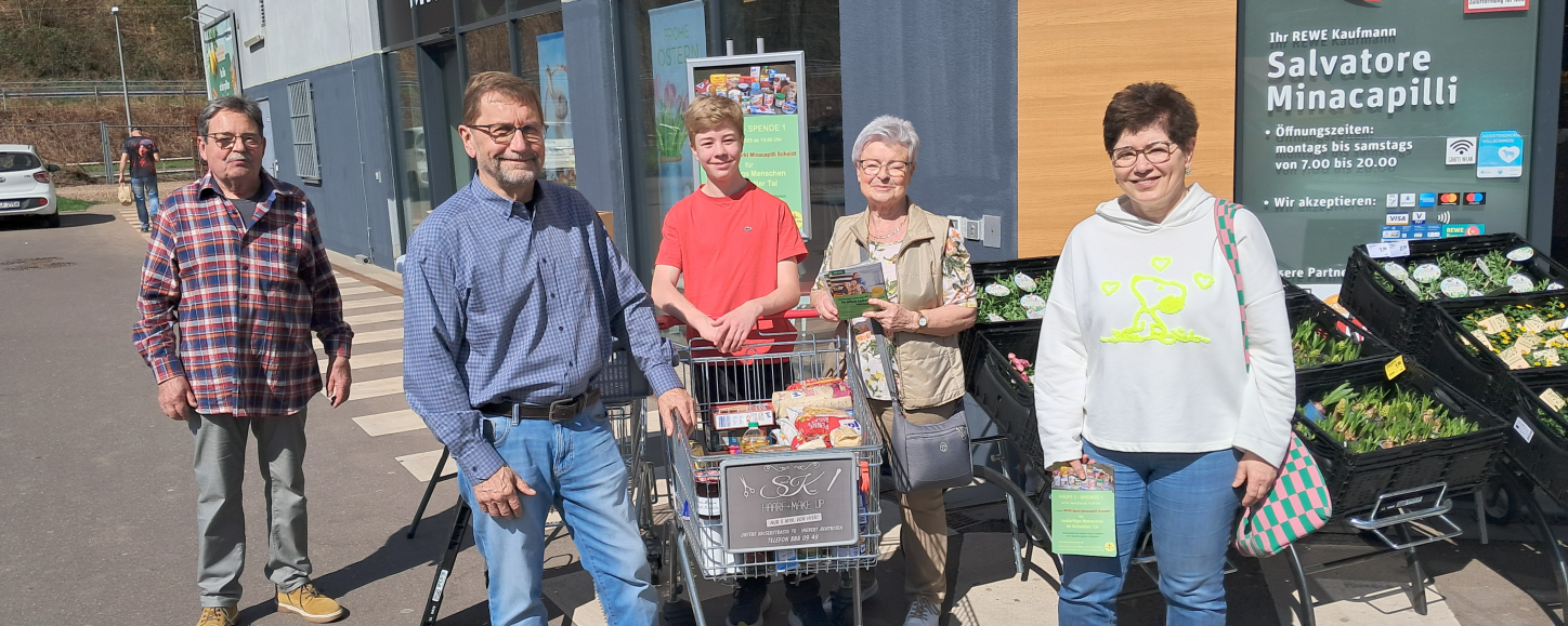 Spendenaktion 'kaufe 2 - spende1'