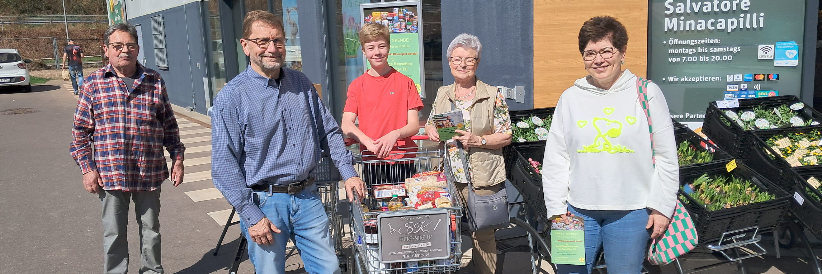 Spendenaktion 'kaufe 2 - spende1'